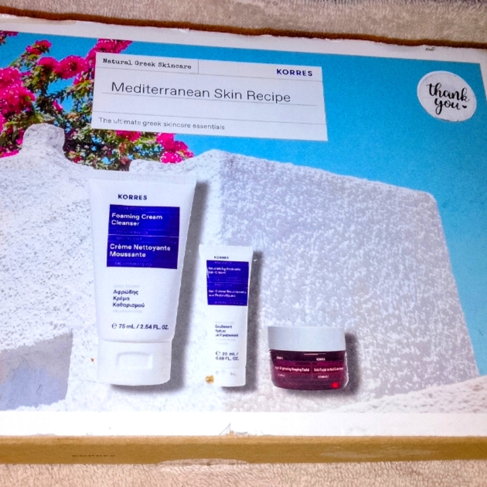 Korres Mediterranean Skin Recipe Set - Blue and White